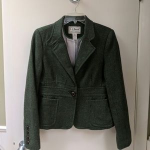 Like New LL Bean Tweed Jacket